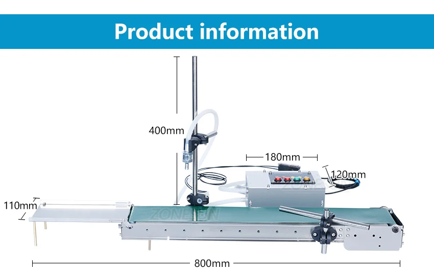 ZS-DPYT3000 Автоматическая машина для наполнения жидкостью с одной головкой Sense Высокая точность Высокотемпературная термостойкость для парфюмерного масла Вода