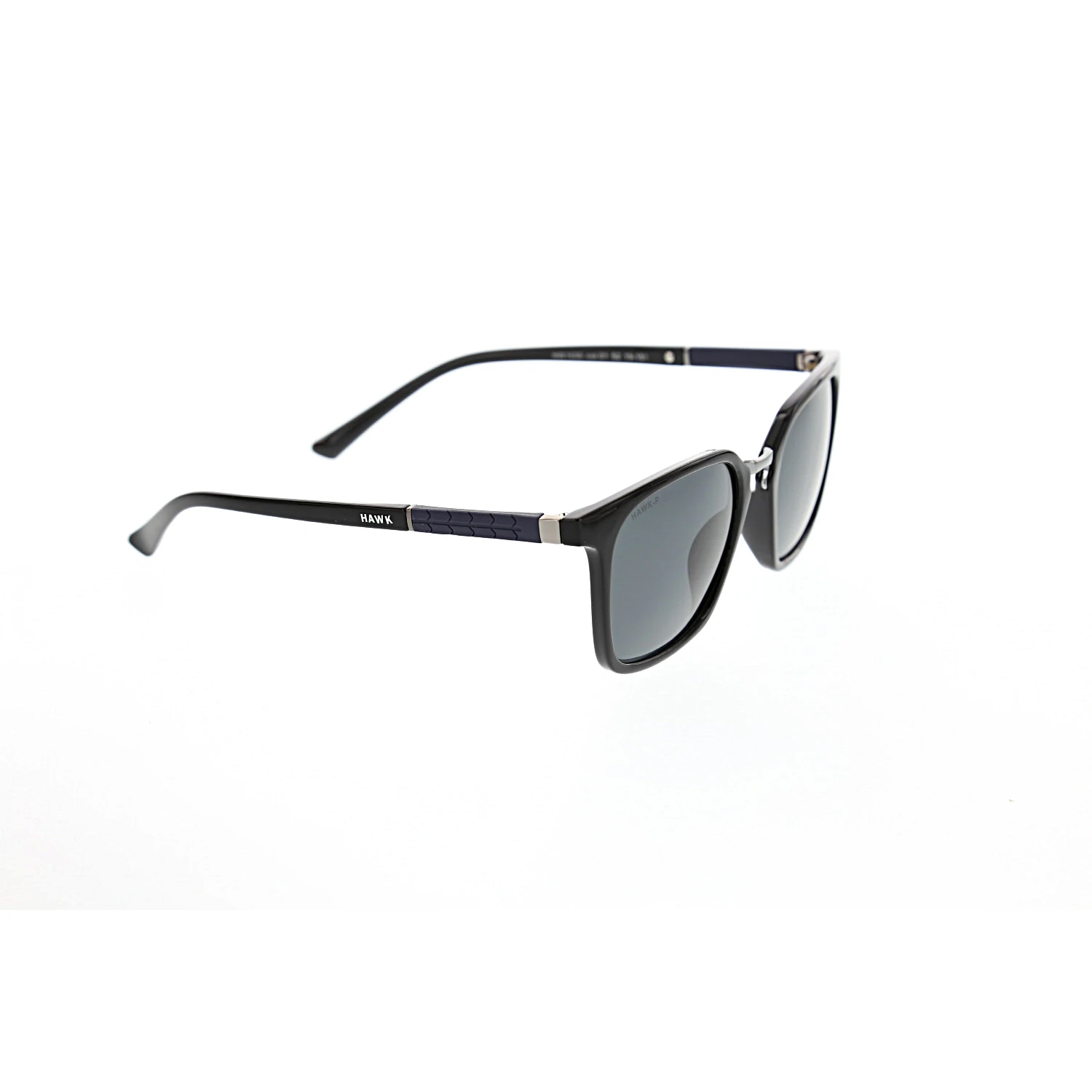 

Unisex sunglasses hw 1650 01 bone black organic square square 52-19-151 hawk
