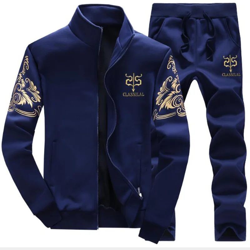 

Men's Set Hoodie Pant Thick Warm Tracksuit Sportswear Hooded Track Suits Male Sweatsuit For Man Tracksuit M-4XL