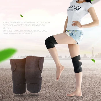 

1 Pair Tourmaline Self Heating Knee Pads Magnetic Therapy Pain Relief Arthritis Brace Support Patella Knee Sleeves