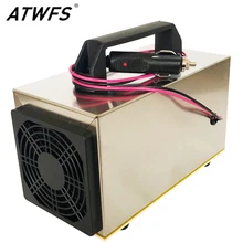 ATWFS автомобильный генератор озона 12 В 20 г/24 г Ozonizador очиститель воздуха озонатор машина с 4 шт. генератор озона керамическая пластина