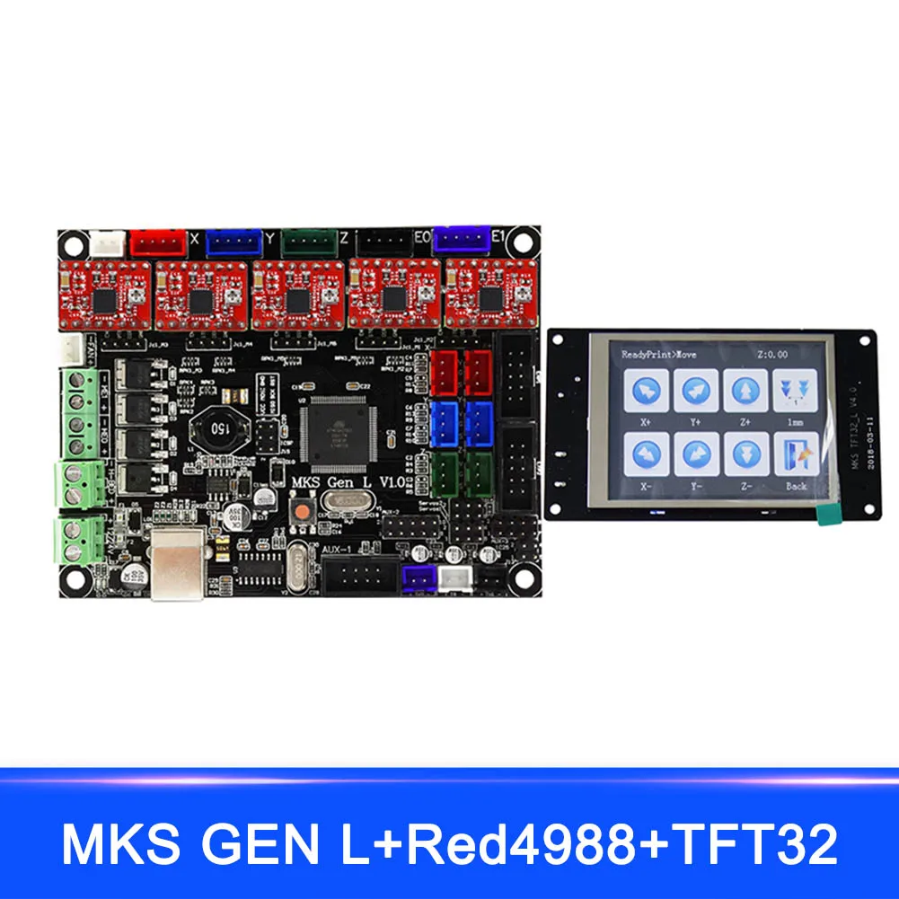 

For MKS GEN L MKS TFT32 LCD Minipanel Touching Display 3D Print Kits with A4988 Driver Hi 888