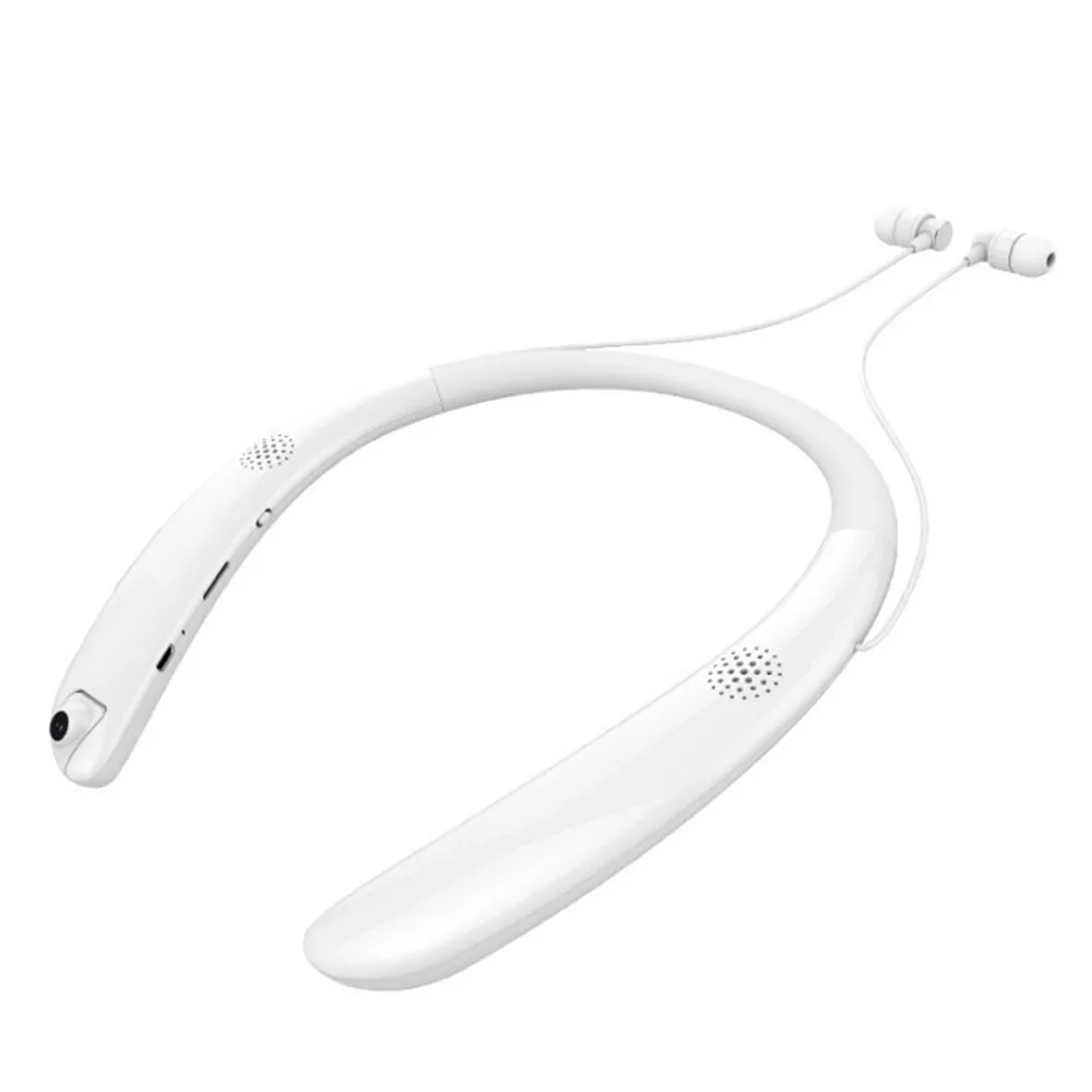 Mosunx Bluetooth HD стерео качество звука наушники спортивные выдвижной шейный Браслет