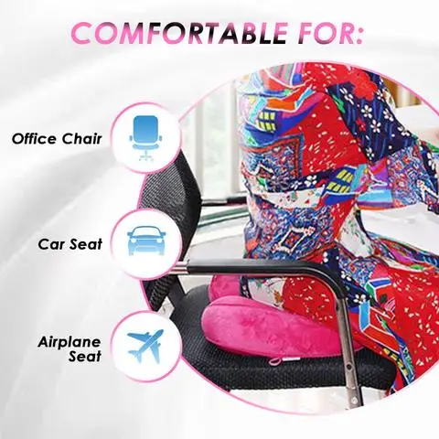 Dropshipping Dual Comfort Orthopedic Cushion Pelvis Pillow Lift Hips Up Seat Cushion Multifunction, for Pressure Relief dining chair cushions