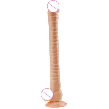 40cm Super Long Gode Jelly Horse Dildo Realistic Soft Suction Cup Dick Can Strapon Dildos for Women Lesbian Masturbation Sex Toy 6