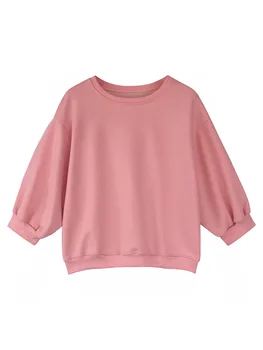 

Solid color sweatshirt autumn and winter women's sweatshirt casual hoodie