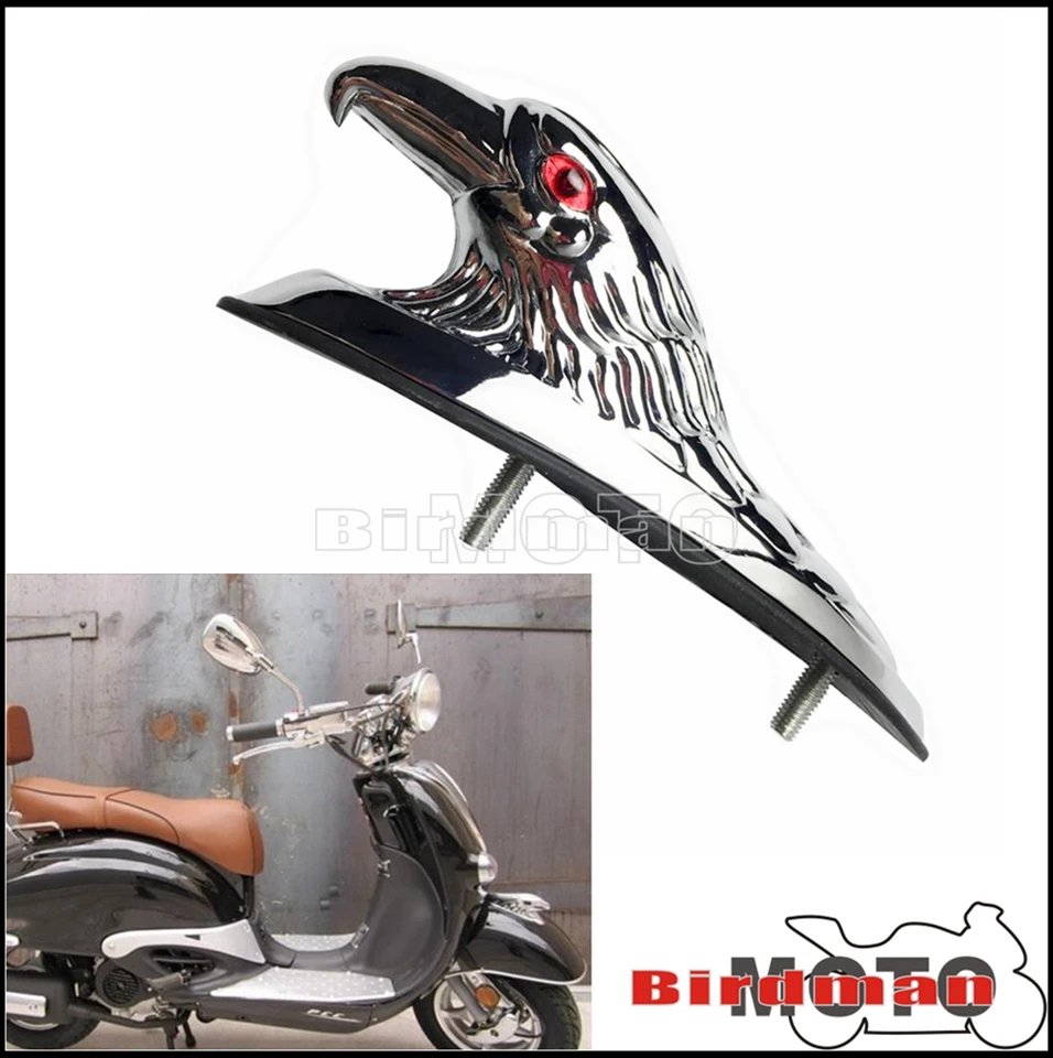 Parafango anteriore per moto, accessorio decorativo per testa d'aquila