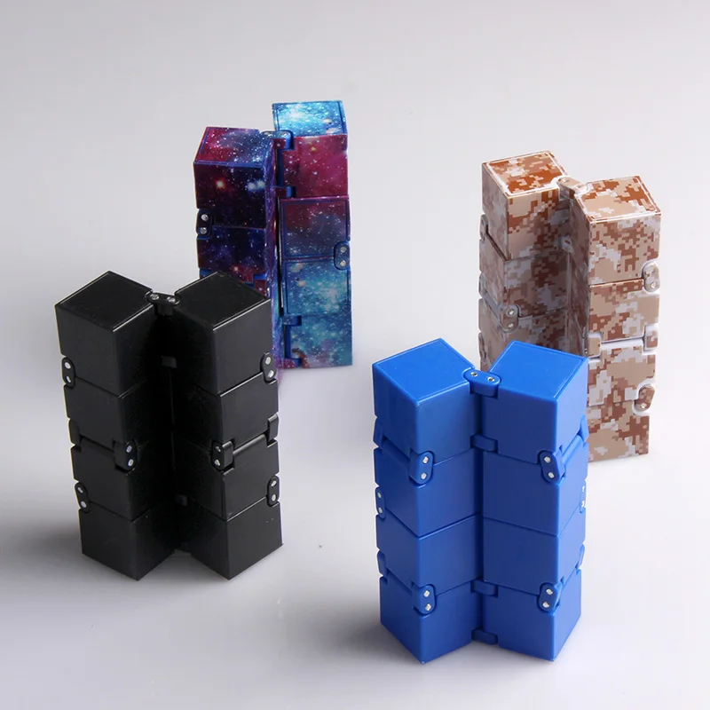 Infinity Cube Mini Toy Finger EDC Anxiety Stress Relief Cube Blocks Children Kids Funny Toys Best Christmas Gift