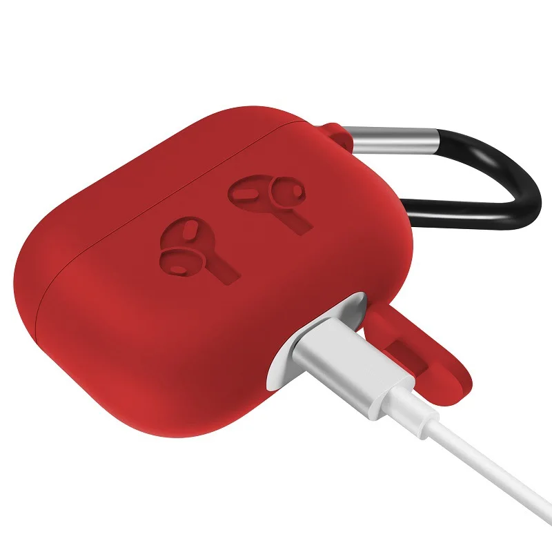Чехол Etui для Airpods pro с защитой брелка air pods силиконовый чехол Аксессуары earpods eartips