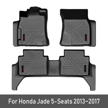 

2020 New TPE Custom Car Floor Mats For Honda Jade 5-Seats 2013 2014 2015 2016 2017 2018 Foot Pads Car Carpet Styling Accessories