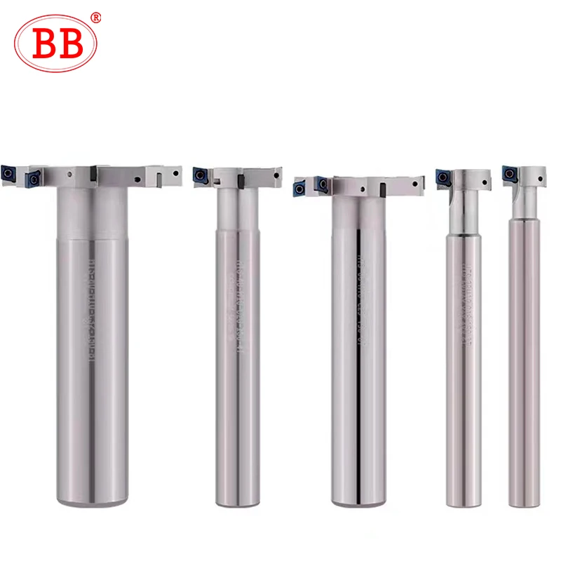 BB T Slot Groove Milling Bar HTS MTS H12 H10 H8 H6 H5 Indexable Tool Holder MPHT06 Insert CNC Machine Slot Support Side Cutter