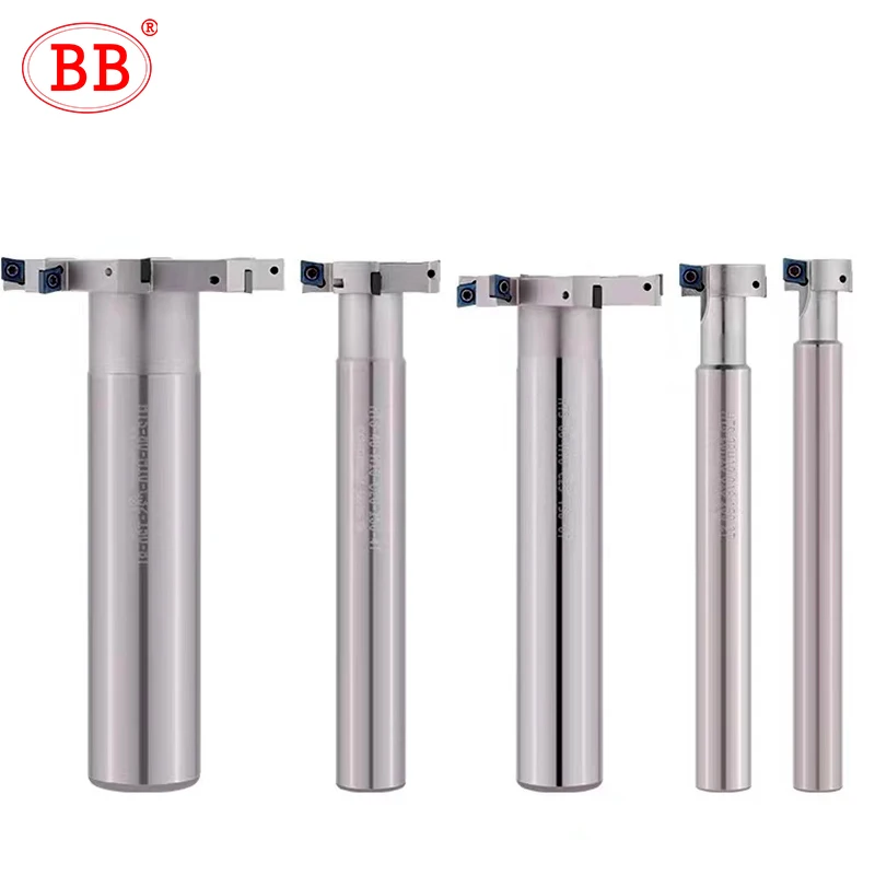 BB HTS ATS T Slot Milling Bar Indexable Tool Holder CCMT060204 CNC Machine Slot Support Side Cutter 150mm D20 D30 D40 D50