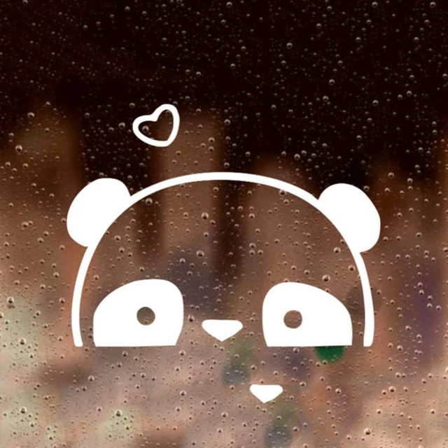 Kawaii Panda Head Sticker