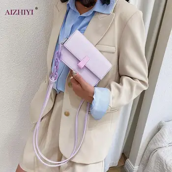 

Women Macaroon PU Leather Crossbody Bag Fashion Simple Handbags Shoulder Sling Purses Classic Elegant Crossbody Shoulder Bag