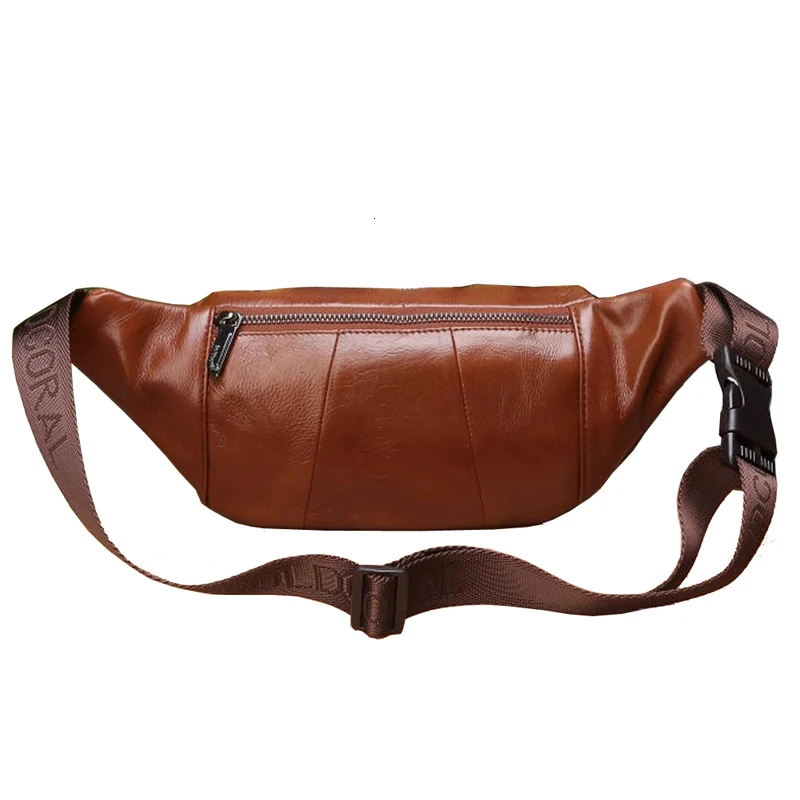 Мужские кожаные поясные нагрудные сумки, сумки через плечо, Сумки из натуральной кожи, поясные сумки высокого качества