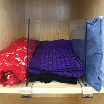 

Household Acrylic Partition Clothes Partition Transparent Partition Book Partition Material Partition Wall Cabinet Separator