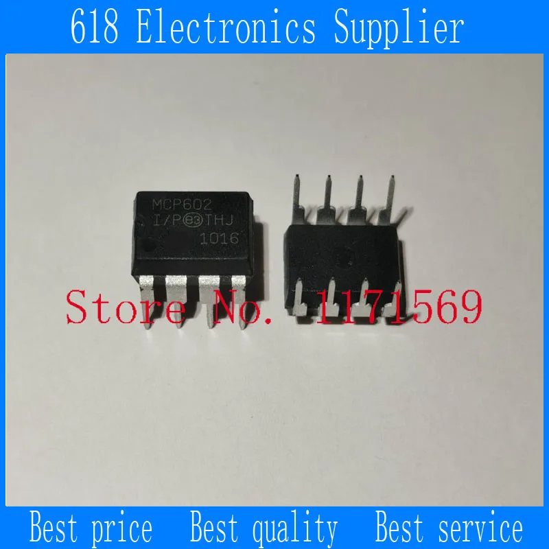 Новинка 100% 10 шт./лот MCP602-I/P MCP602 DIP8 | Электроника