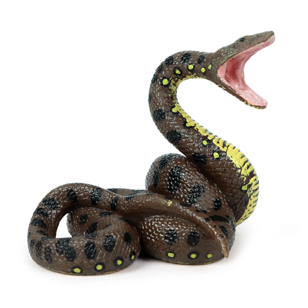 

Fake Open Mouth Snake Toy Scary Big Python Toys Halloween Garden Props Garden Props Joke Prank Funny Toy