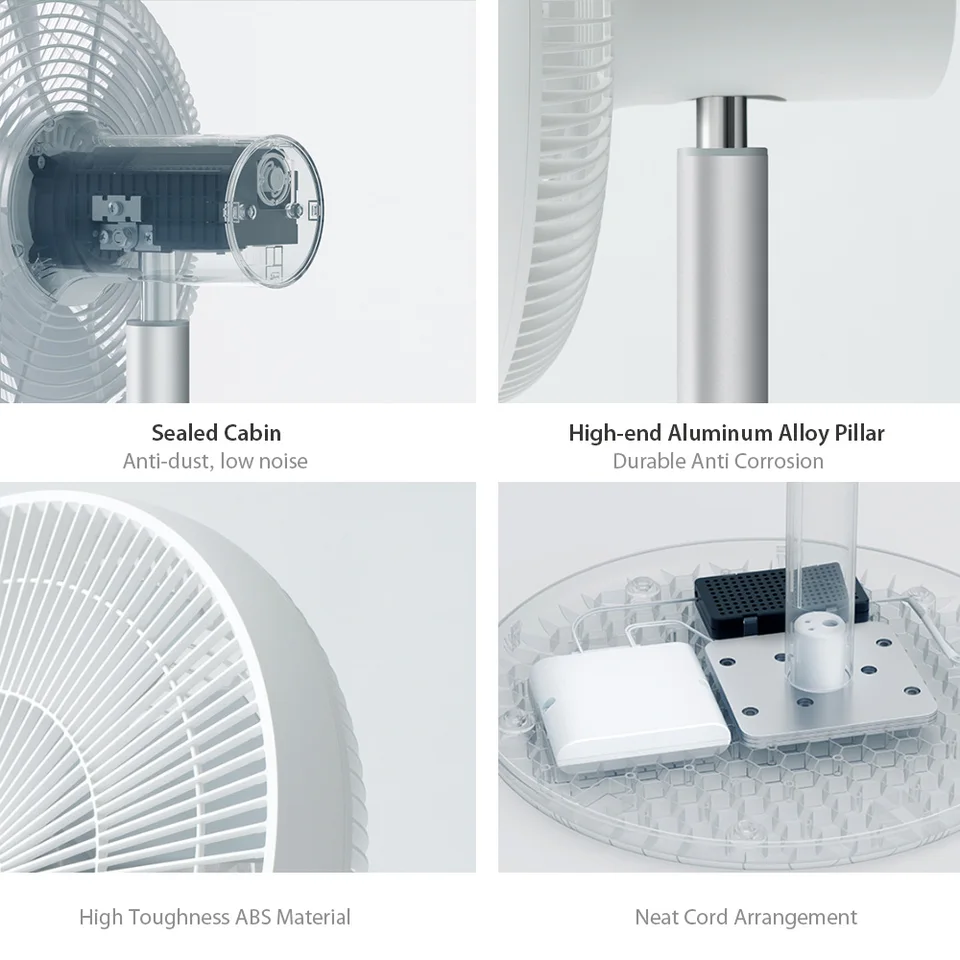 stand fan with cooler