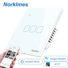 wifi switch 3 gang remote mobile app control surface waterproof does to clean can work with Google home alexa switch panel does civic engagement work