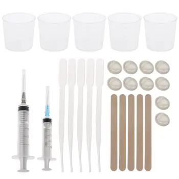 

DIY Epoxy Resin Molds Jewelry Making Tool Kit With Stirrers Droppers Spoons Cups