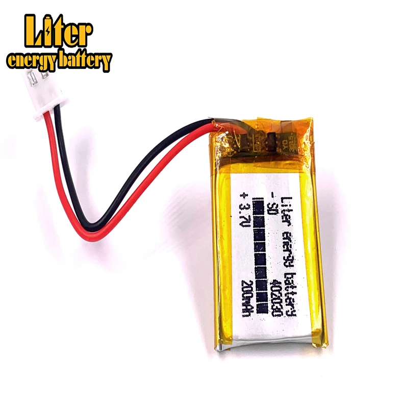 JST разъем XH 2 54 мм Американская классификация проводов 2р 402030 3 7 V 200mAh литий