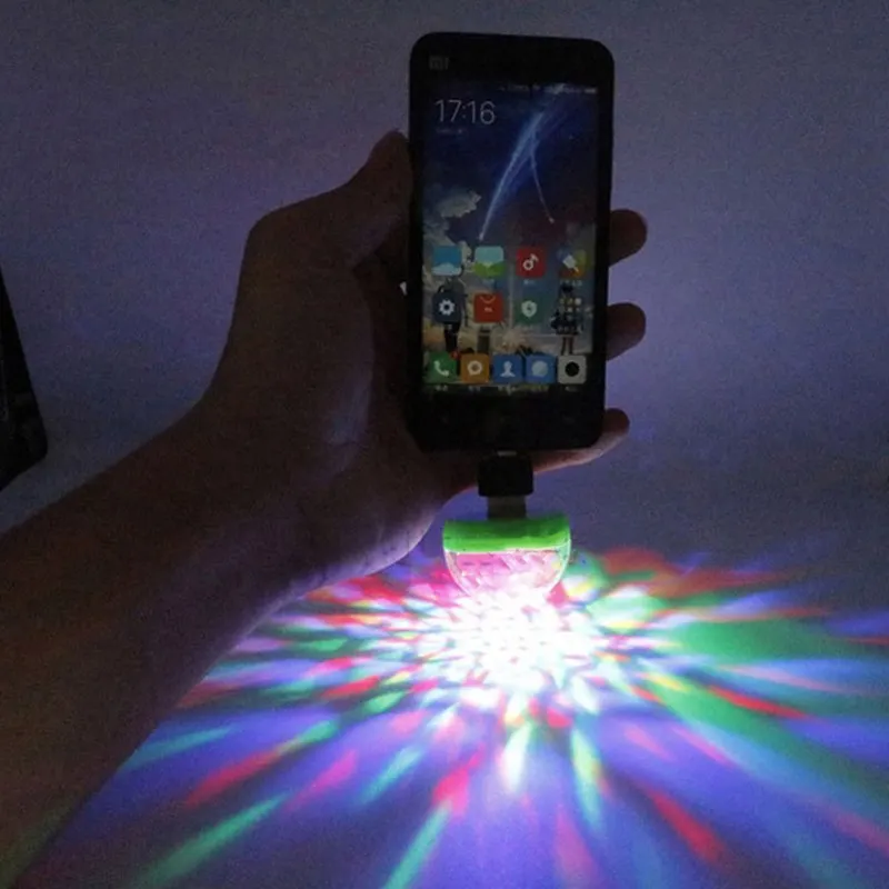 Универсальный usb-порт светодиодный RGB диско-сценический светильник вечерние Клубные DJ KTV портативные Волшебные телефонные шаровые лампы 3 USB порта шаровые лампы высокого качества
