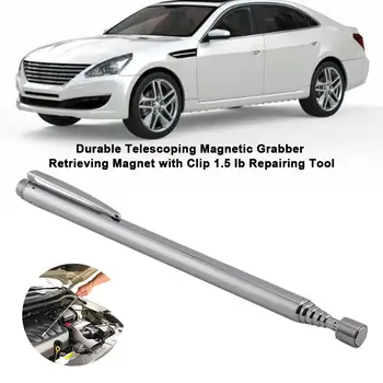 

Durable Telescoping Magnetic Grabber Retrieving Magnet With Clip 1.5 Ib Repairing Tool