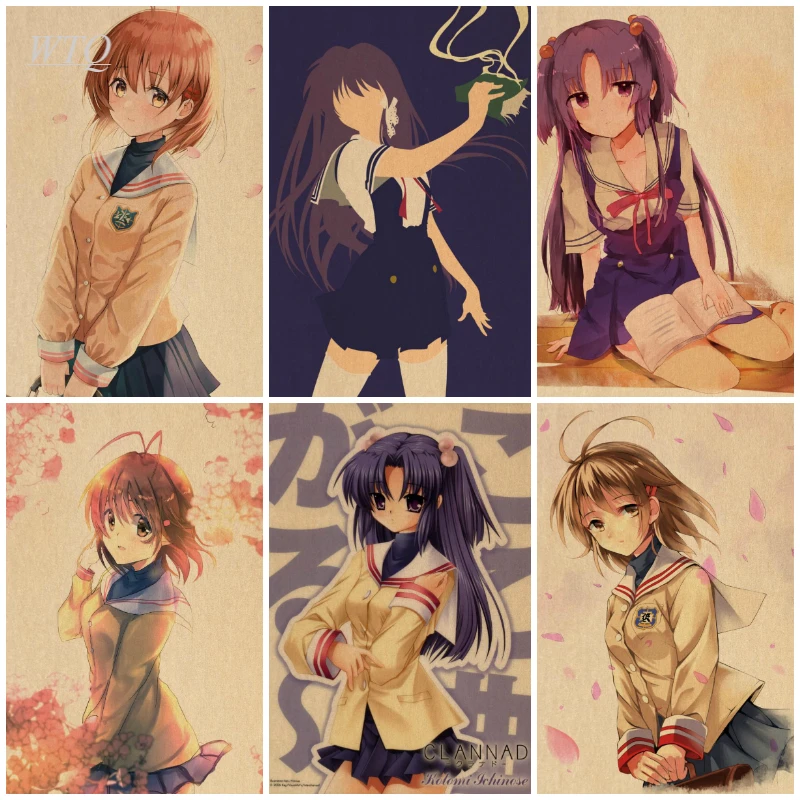 Clannad Characters Anime Poster