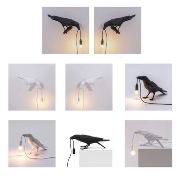 

Creative Bird Table Lamp Auspicious Bird Table Lamp Bedroom Bedside Animal Shape Bird Wall Lamp Reading Lamp Decorative Lamp