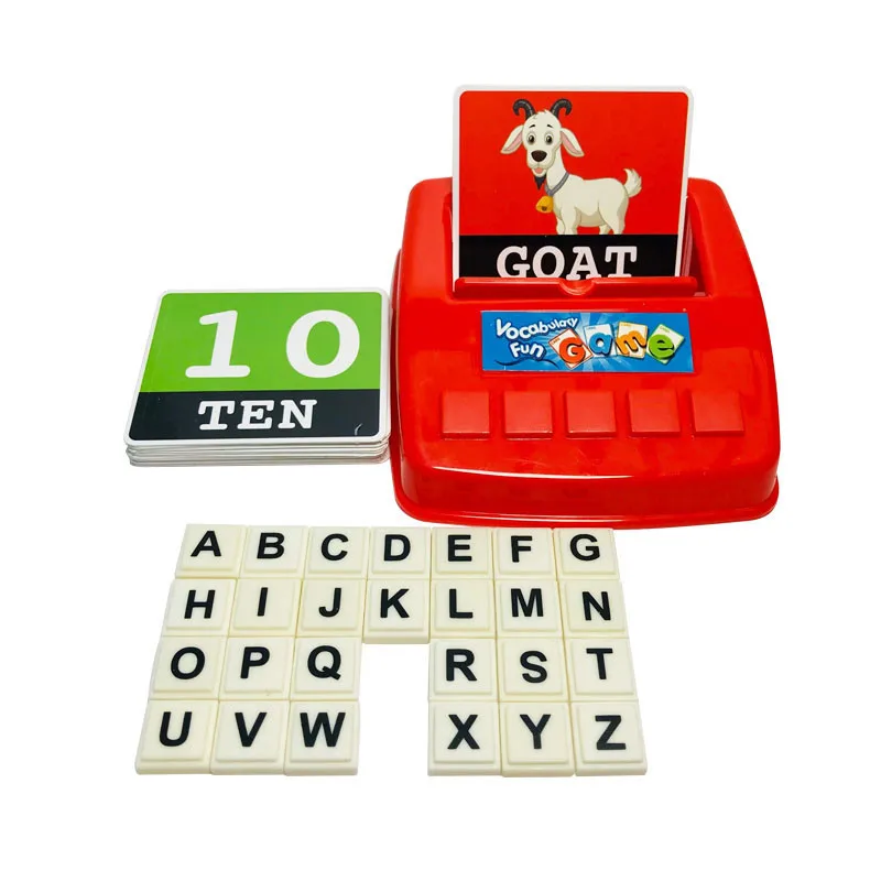 Children Montessori Toy Learn English Words Memory Card Language Learning Machine Early Educational Game Teaching Aids 3