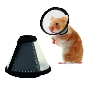 

Elizabethan Collar for Rodents Hamster Rabbit Protection Cone Neck Recovery Collars For hamsters hedgehogs squirrels