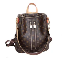 Стильный женский рюкзак, повседневный универсальный модный рюкзак с принтом, простая ручная сумка через плечо, дорожная сумка двойного назначения