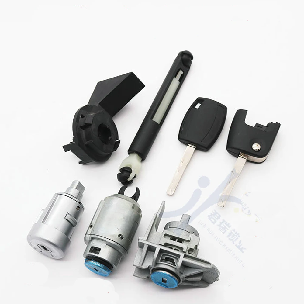 

OEM Auto Car Left Door Lock Cylinder For Ford Focus 2005-2013 Full Set Door Lock Cylinder Ignition Lock