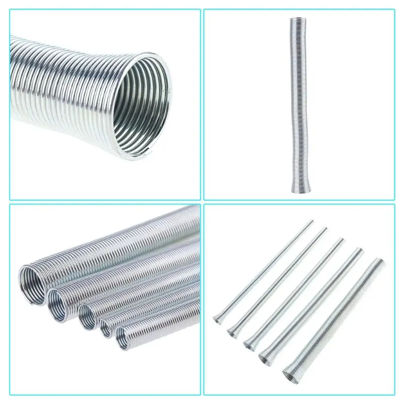 

Spring Tube Bender Set 1/4 5/16 3/8 1/2 and 5/8 for Copper Aluminum B95B