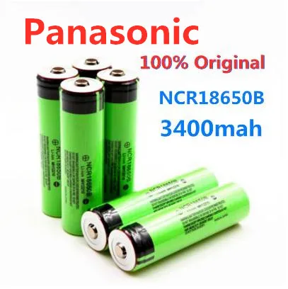 Panasonic, 3,7 в, 18650 аккумулятор, 3400 мА/ч, для NCR18650B