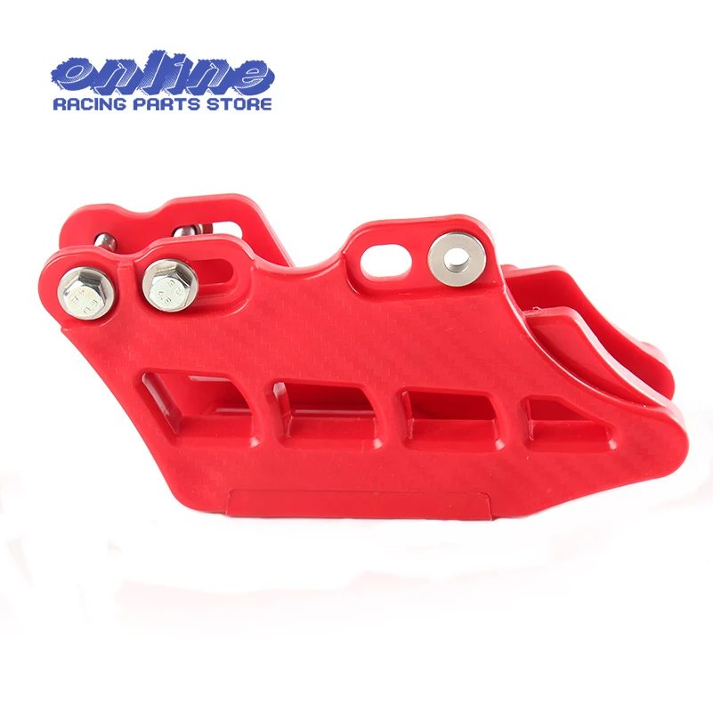 Красная цепь направляющая блок цепь Защита подходит CRF250R 2010-13 CRF450R 2009-12 мотоцикл мотокросса запасные части