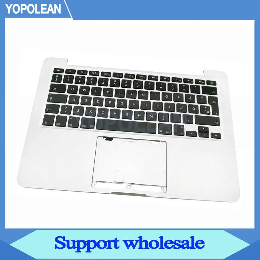 Новая Датская клавиатура Topcase Top Case Palmrest для Macbook Pro Retina 13 &quotA1502 Late 2013 Mid 2014 |