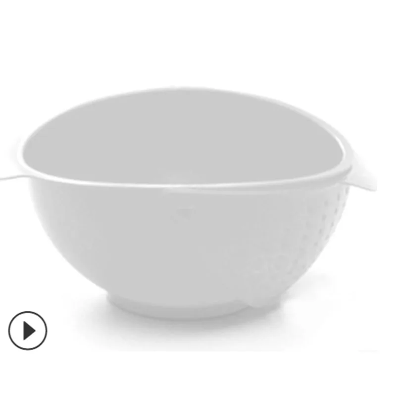 

Washing Fruit Vegetable Portable Detachable Double-Layer Hollow Storage Basket Organizer
