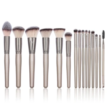 

15PCS Makeup Brushes Set Foundation Powder Blush Eyeshadow Concealer Lip Eye Make Up Brush Cosmetics Face Beauty Tools