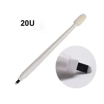 

Newest 10pcs 0.16mm/0.2mm Disposable Tattoo Manual Pen 18 U Microblading Eyebrow Pen 18U/12/14/7Flex Tattoo Manual Pen