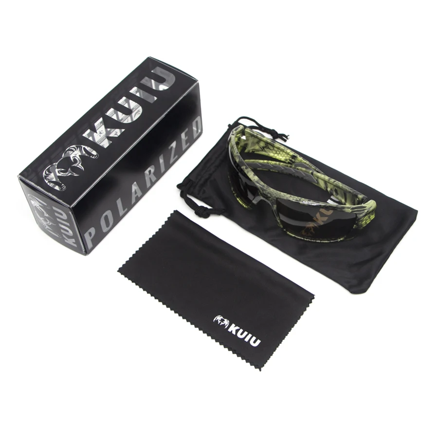KUIU brand polarized sunglasses outdoor sports hunting fishing sunglasses anti-reflective performance glass camouflage tactics