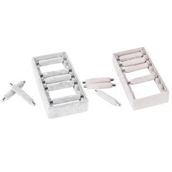 

Rings Display Storage Jewelry Showing Tray Detachable Rings Jewellery Props Gray