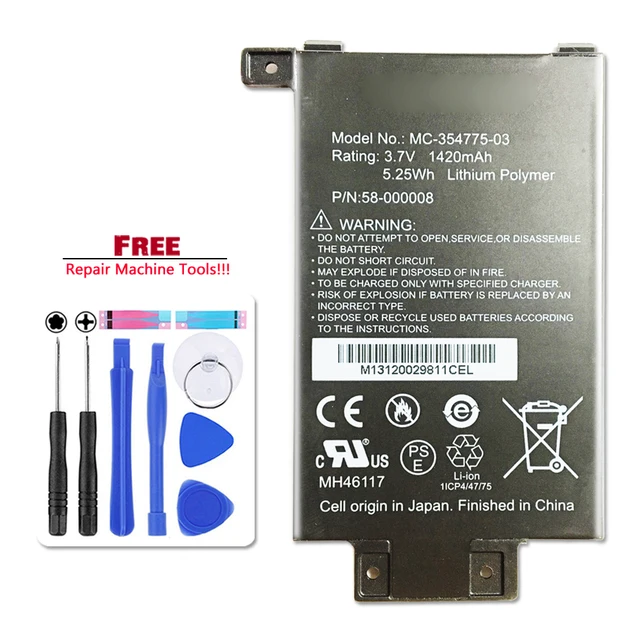 For Amazon Kindle Paperwhite S2011-003-s 58-000008 Mc-354775-03 