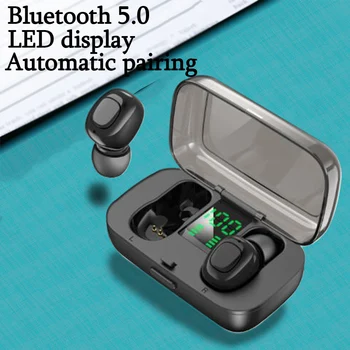 

New TWS Mini Wireless Bluetooth 5.0 Headphones HIFI Stereo Wireless Earbuds Macarons color design With Mic Charging Box