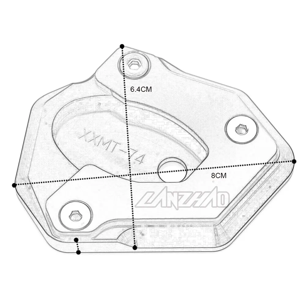 Рисунок 5 - ER-6N боковая подставка для мотоцикла