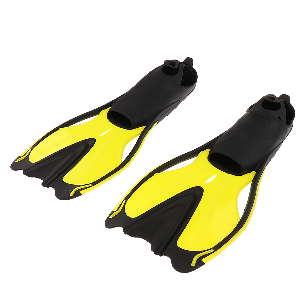 Регулируемый унисекс плавники для подводного плавания и подводного плавания снаряжение для плавания оборудование для обучения ласты обувь для взрослых - Цвет: XL Yellow