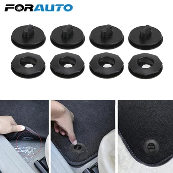 

FORAUTO 4 Piece/Set Universal Car Floor Mat Clips Auto Fastener Auto Carpet Fixing Grips Clamps Anti-Slip Holders