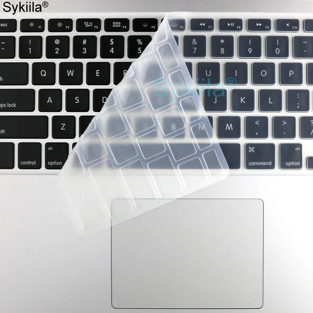 Силиконовая крышка клавиатуры для Macbook Air 11 12 13 Pro 15 16 Retina тонкая Сенсорная панель