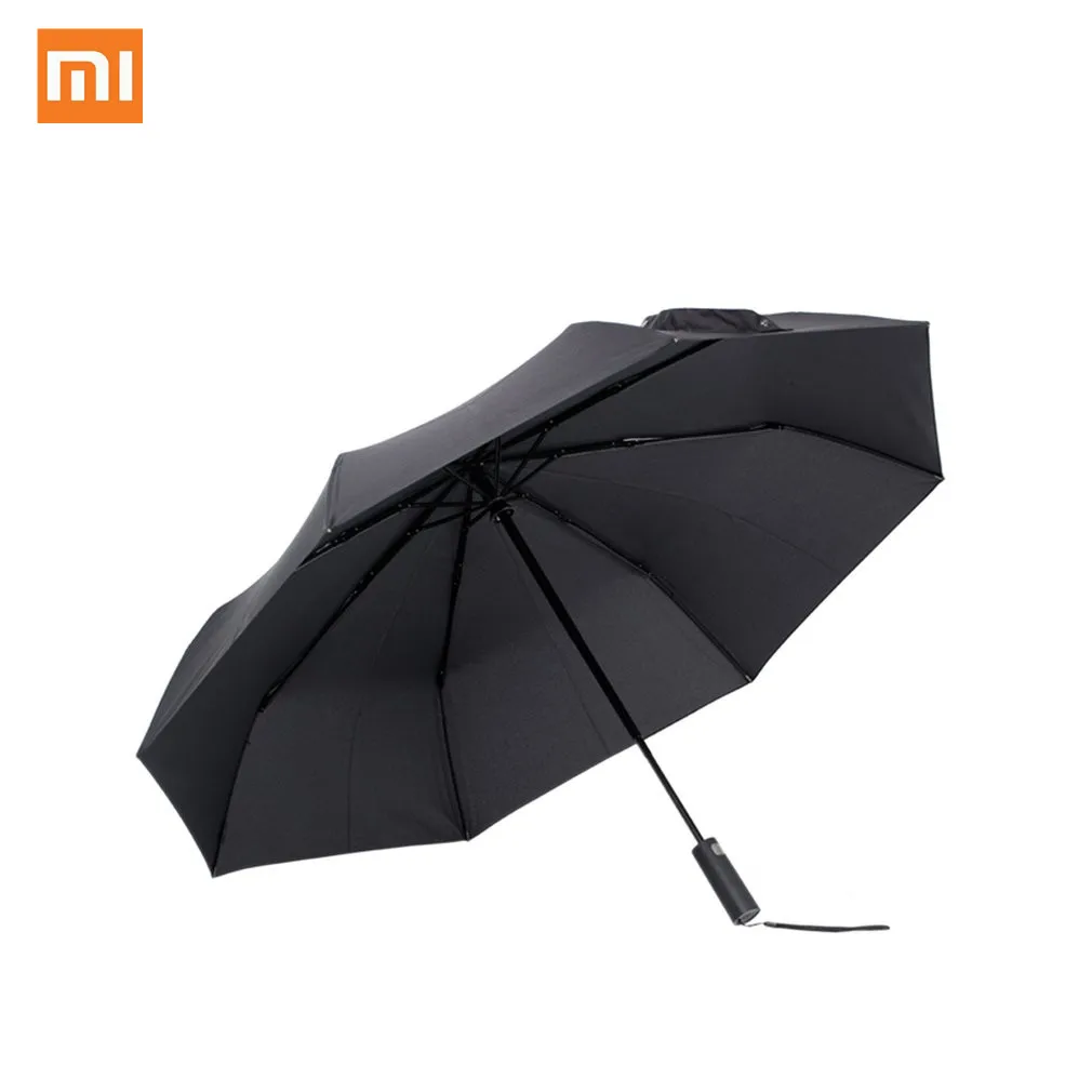 Оригинальный Новый Зонт Xiaomi Mijia автоматический Солнечный дождливый алюминиевый